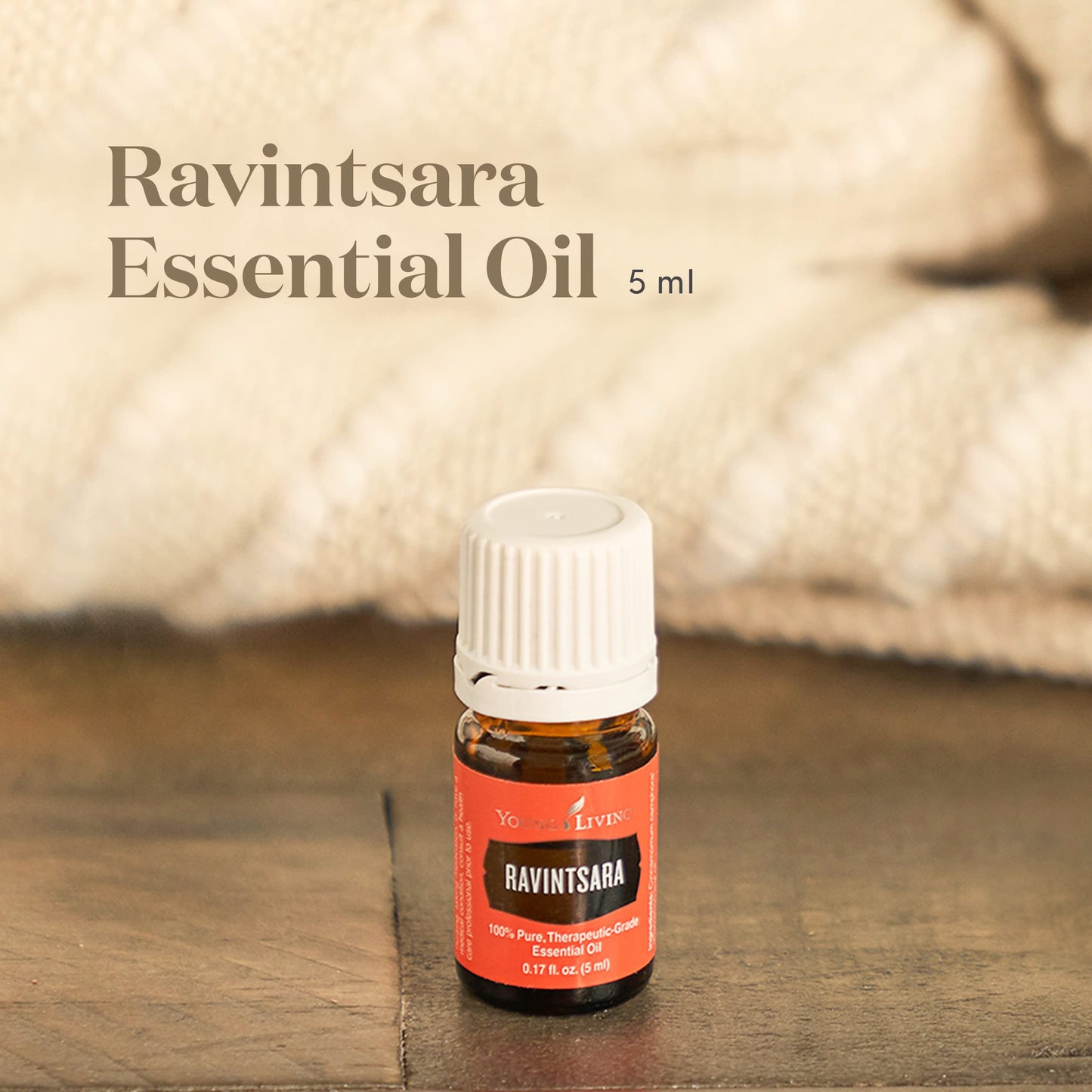 Young Living Ravintsara Essential Oil 5ml | Invigorating Aroma for Yoga, Meditation & Healthy-Looking Skin