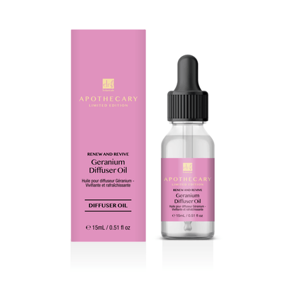 Olio Essenziale per Diffusore Geranio Rinvigorente e Rigenerante 15ml
