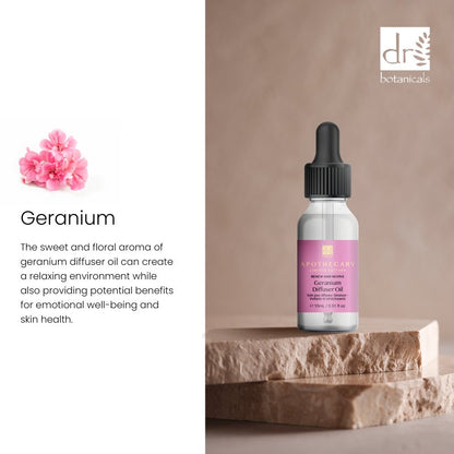 Olio Essenziale per Diffusore Geranio Rinvigorente e Rigenerante 15ml