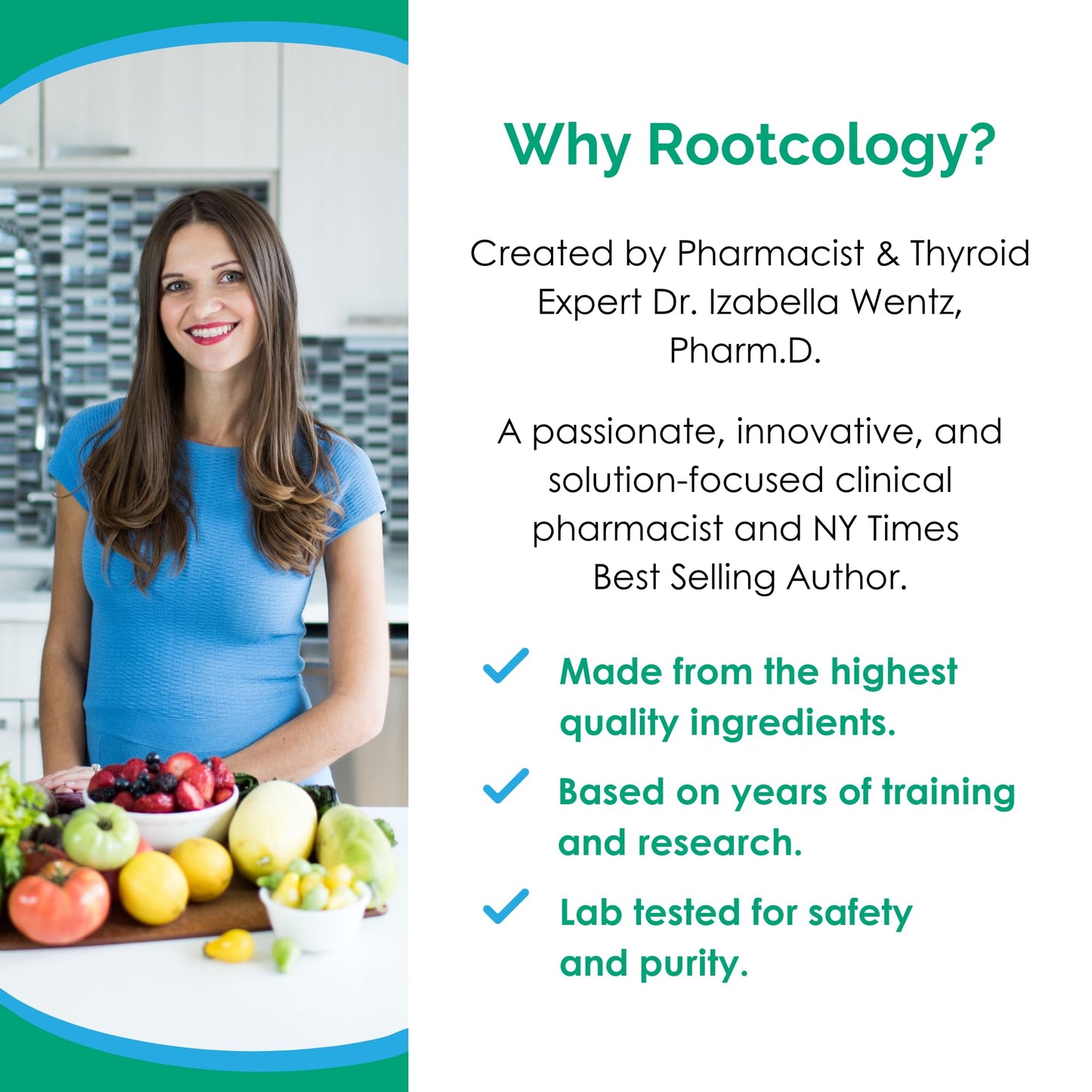 Rootcology AI Paleo Protein by Dr. Izabella Wentz | Unflavored Beef Protein Powder, 26 g per Serving