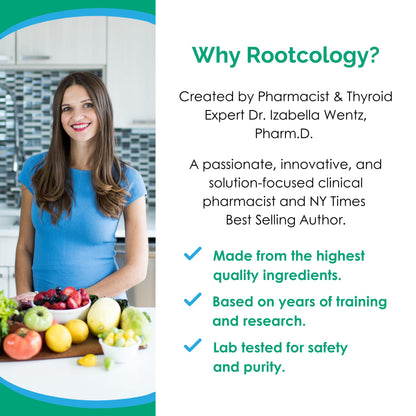 Rootcology AI Paleo Protein by Dr. Izabella Wentz | Unflavored Beef Protein Powder, 26 g per Serving