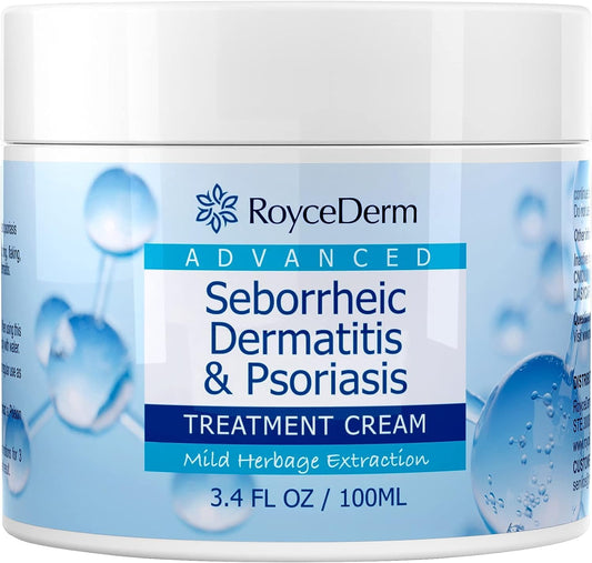 Roycederm Seborrheic Dermatitis Cream – Scalp Treatment for Psoriasis, Dandruff & Dry Scalp