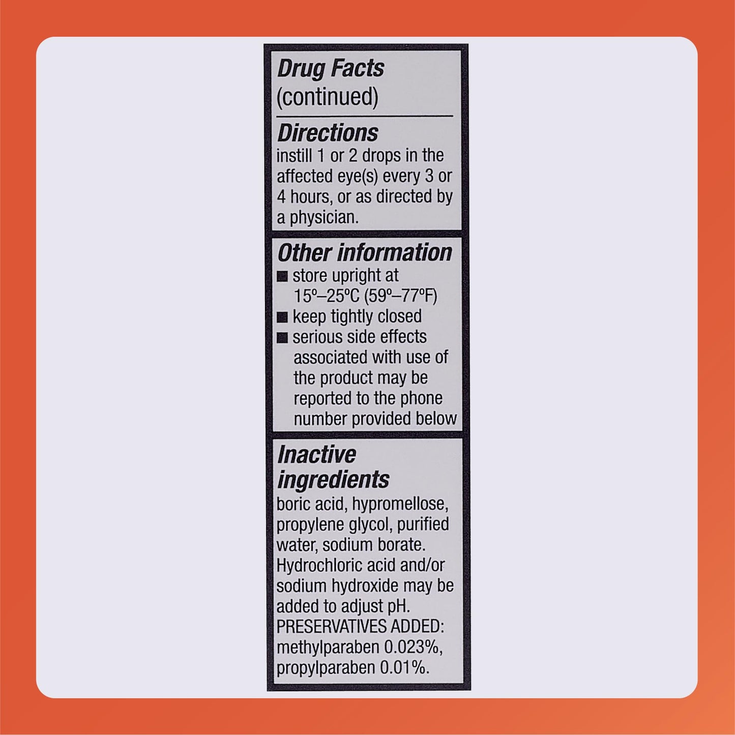Rugby Laboratories Sodium Chloride 5% Hypertonic Ophthalmic Eye Solution - Alcohol-Free 0.5 fl oz (3-Pack)