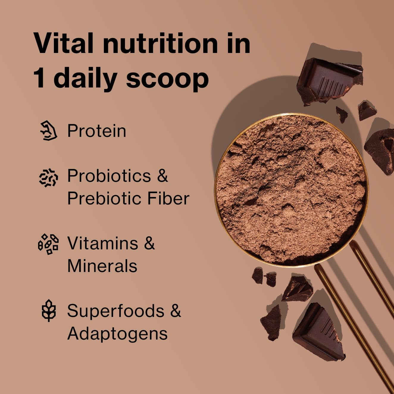 Shakeology 0g Added Sugar Plant Based Protein Powder – Vanilla, Gluten-Free, 30 Servings