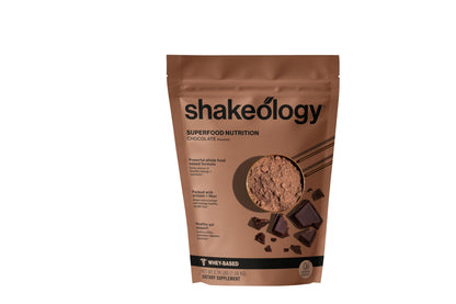 Shakeology 0g Added Sugar Chocolate Whey Protein Powder – Gluten-Free, Supports Weight Loss, Lean Muscle, Gut Health (30 Servings)