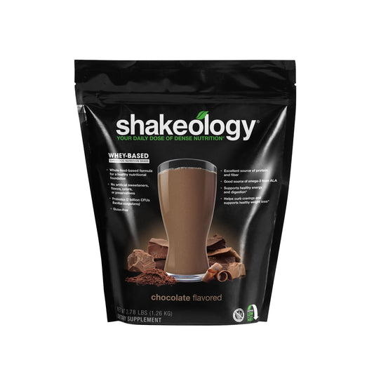 Shakeology Whey Protein Powder Blend – Gluten Free, Chocolate, 30 Servings