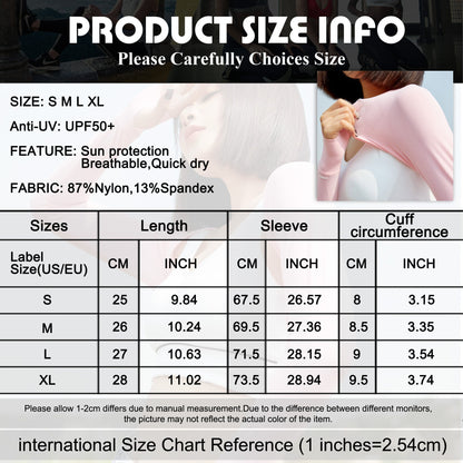 أكمام واقية من الشمس بدرجة حماية 50+ على الكتف