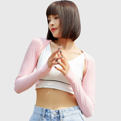 أكمام واقية من الشمس بدرجة حماية 50+ على الكتف