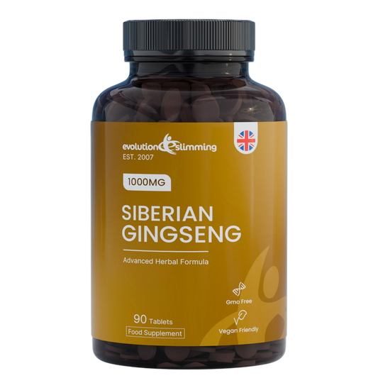 Siberian Ginseng 1000mg Capsules | Energy Focus & Daily Support