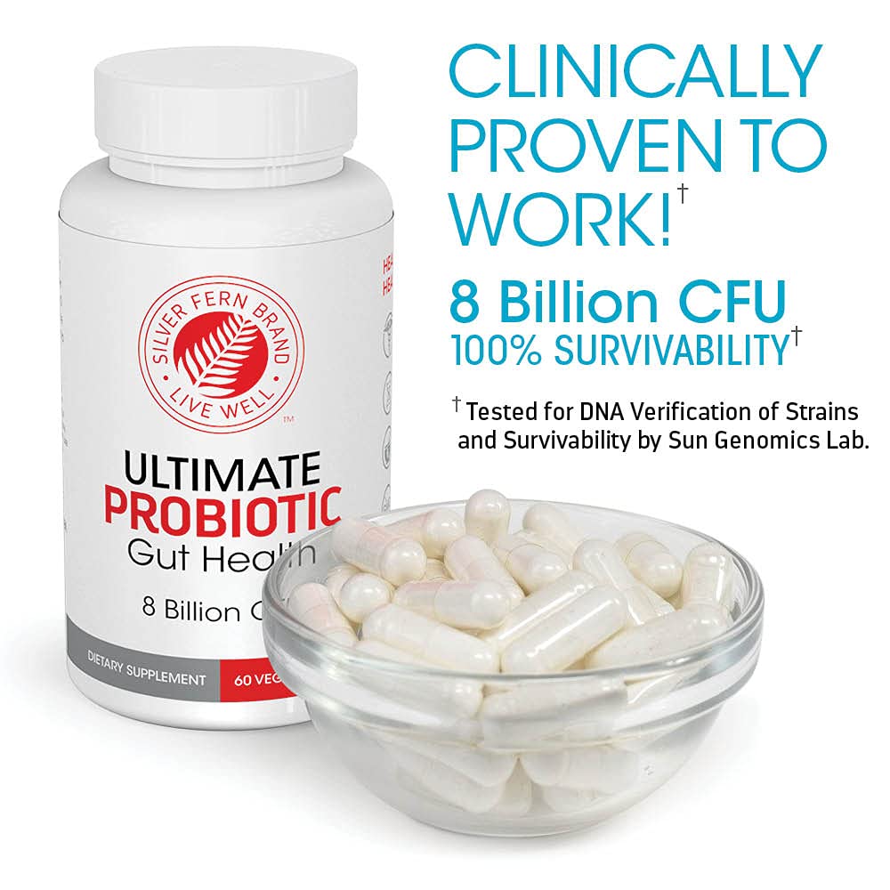 Silver Fern Ultimate Probiotic 2-Pack – 8B CFU, Spore-Forming, DNA-Verified, Shelf-Stable