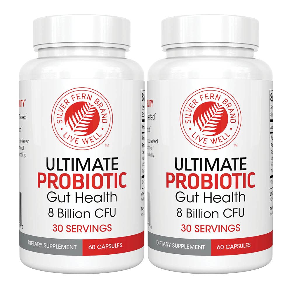 Silver Fern Ultimate Probiotic 2-Pack – 8B CFU, Spore-Forming, DNA-Verified, Shelf-Stable