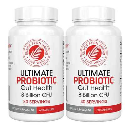 Silver Fern Ultimate Probiotic 2-Pack – 8B CFU, Spore-Forming, DNA-Verified, Shelf-Stable