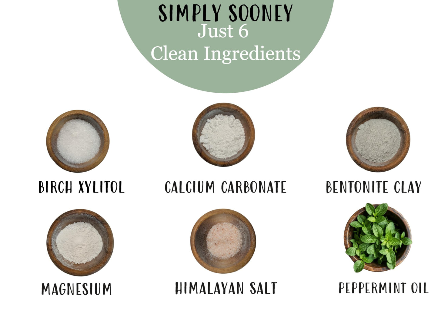 Simply Sooney Fluoride-Free Remineralizing Toothpaste Powder – Vegan Gluten-Free 1.5oz