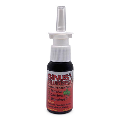 Sinus Plumber Headache Nasal Spray – Headache Formula | 100% Natural