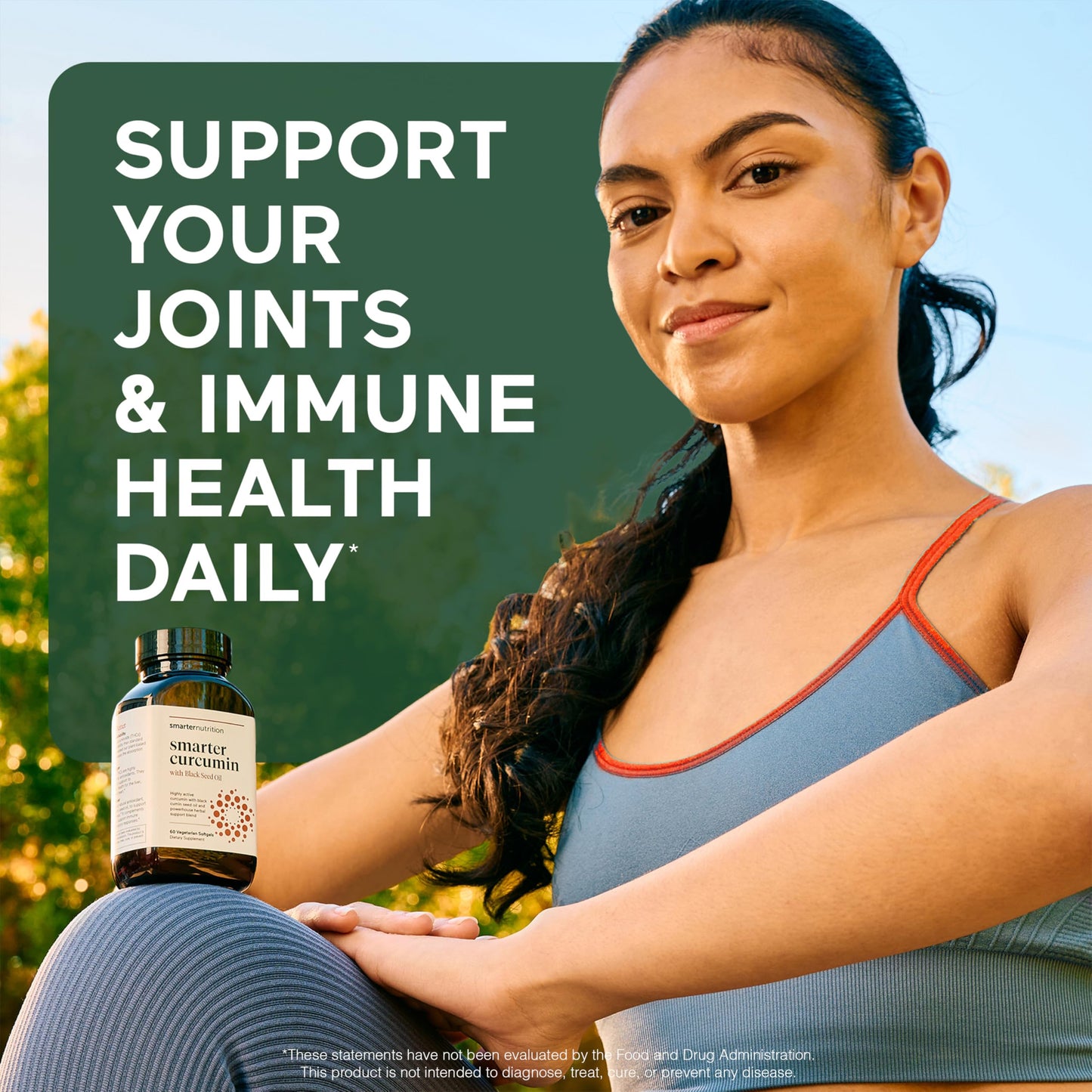 SMARTERNUTRITION Curcumin Softgels – Vegan High Absorption 400 mg with AstraGin, Black Seed Oil & Ginger | 180 Ct