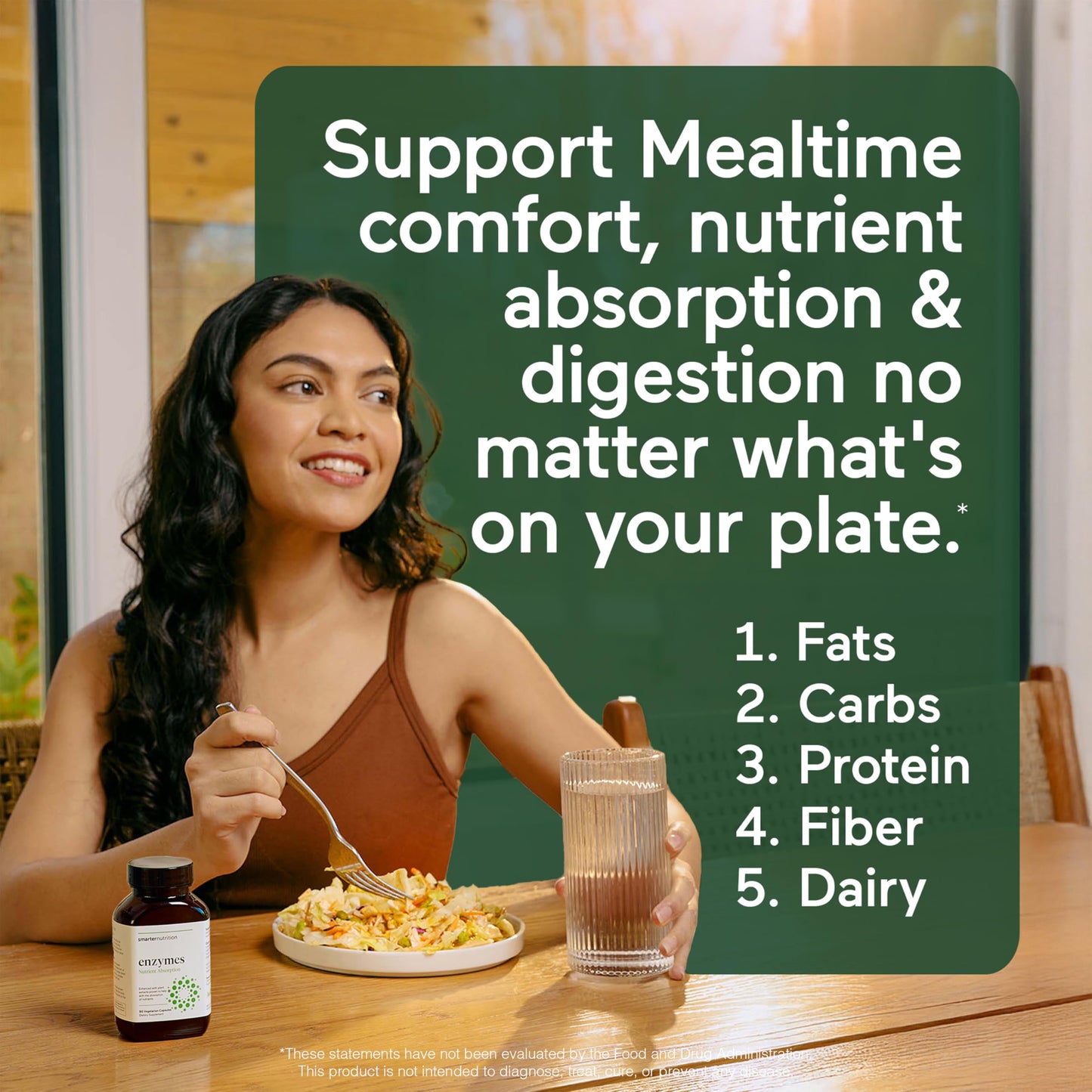 SMARTERNUTRITION Vegan Digestive Enzymes – 16 Enzymes for Digestive Comfort (540 Count)