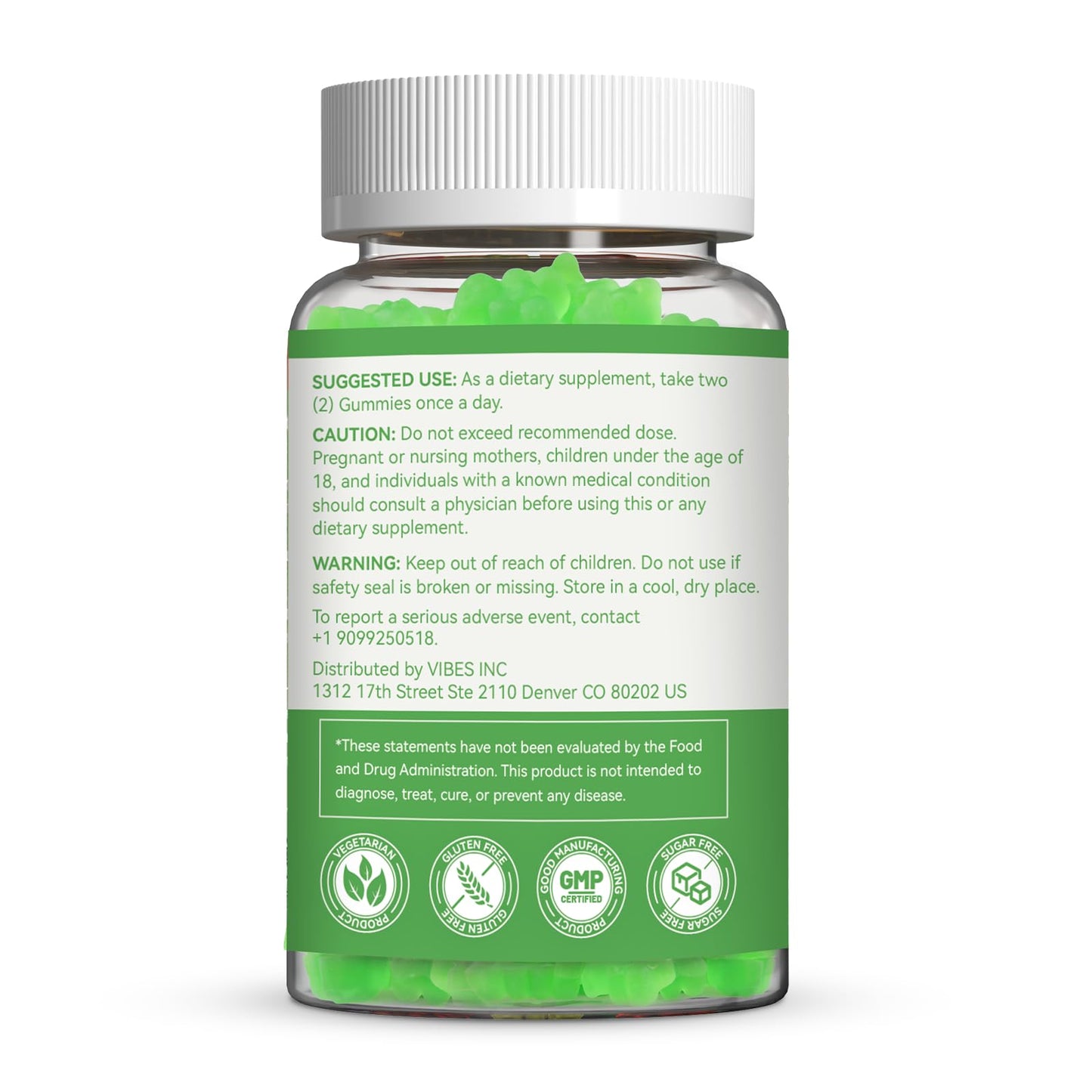 SmideHeal EAA Gummies – 5750 mg All 9 EAAs & BCAAs, Apple Flavor, 120 Gummies