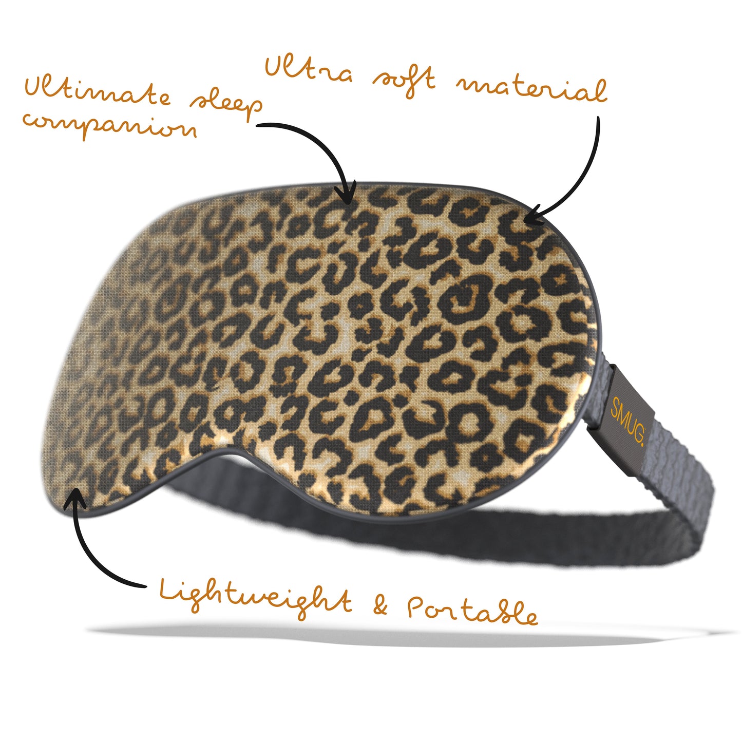 Satin Sleep Mask - Leopard Print