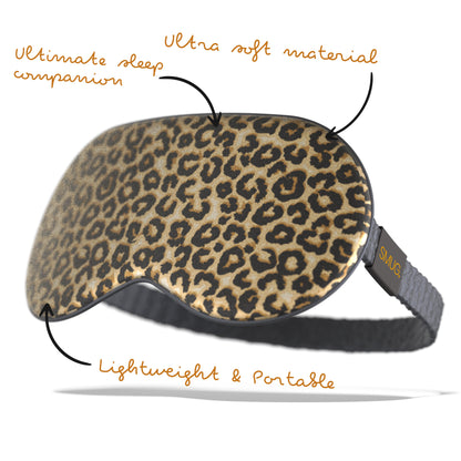 Satin Sleep Mask - Leopard Print