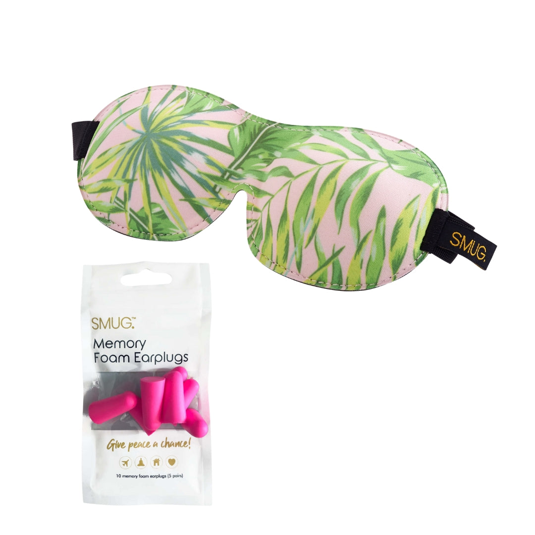Contoured 3D Blackout Sleep Mask - Palm Print