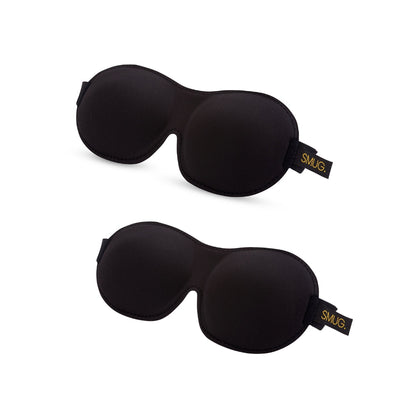 Contoured Sleep Mask Twin Pack Sets - Various Designs
