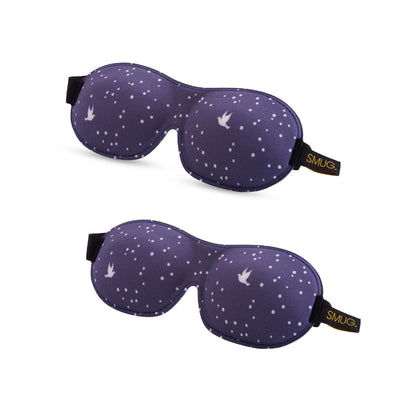 Contoured Sleep Mask Twin Pack Sets - Various Designs
