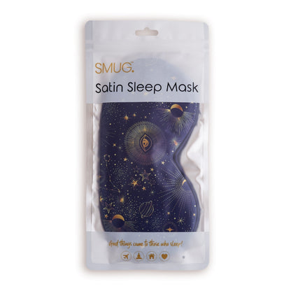 Satin Sleep Mask - Blue Celestial
