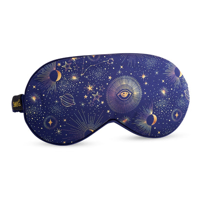 Satin Sleep Mask - Blue Celestial