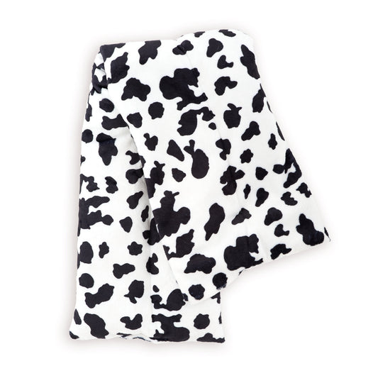 Soothing Body Wrap Wheat Bag Infused with Lavender Oil - Cow Print