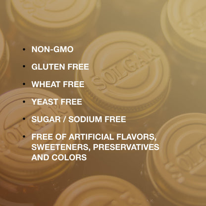 Solgar Biotin 300 mcg - 100 Tablets - Supports Skin, Nails & Hair - Non-GMO, Vegan, Gluten Free, Dairy Free, Kosher - 100 Servings