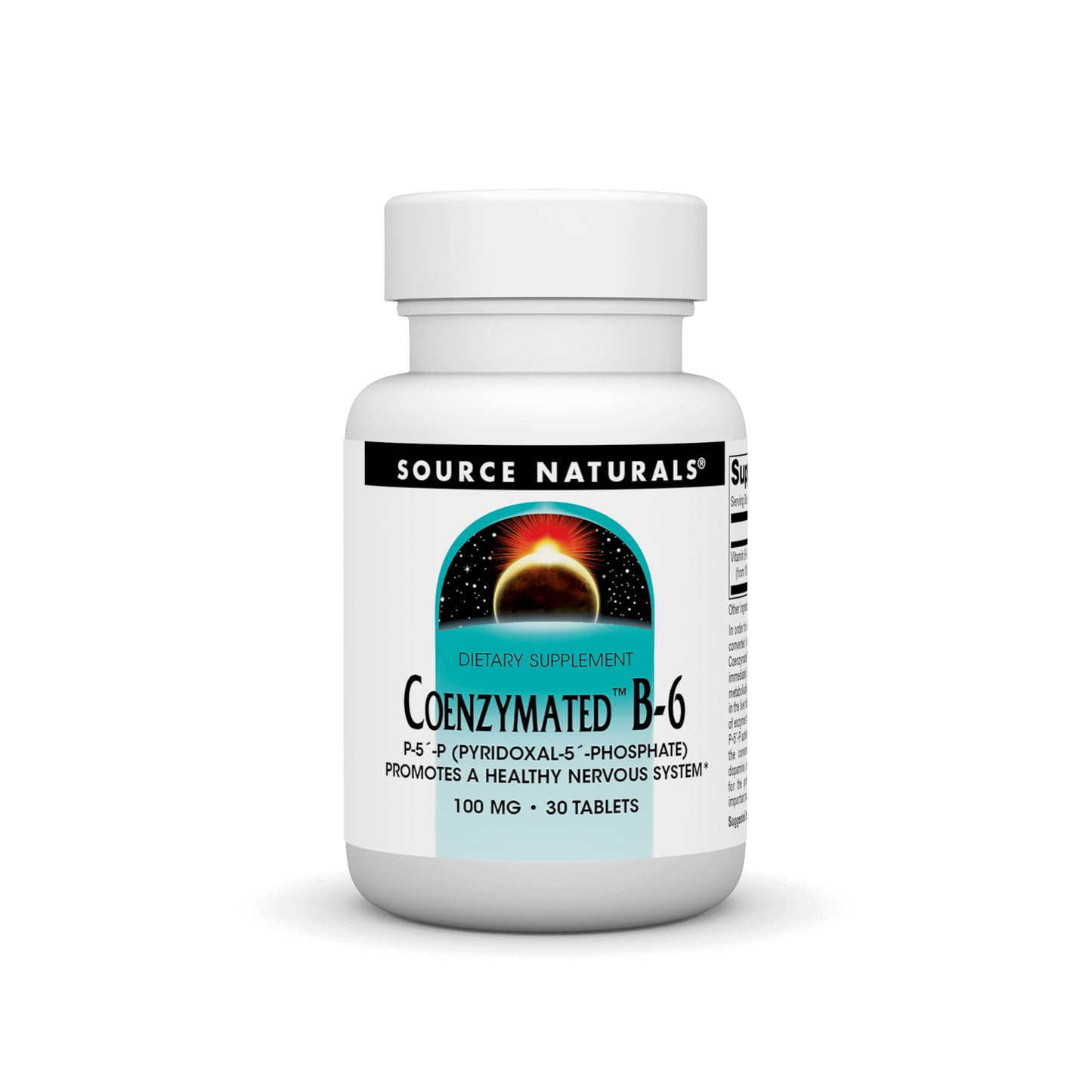 Source Naturals Coenzymated B-6 (P-5'-P) 100 mg - 30 Tablets