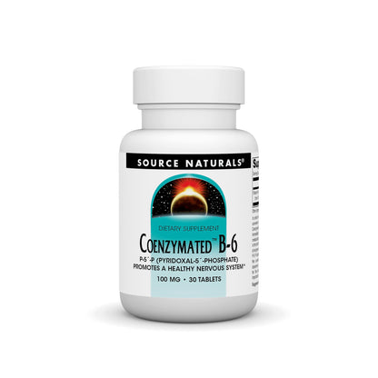 Source Naturals Coenzymated B-6 (P-5'-P) 100 mg - 30 Tablets