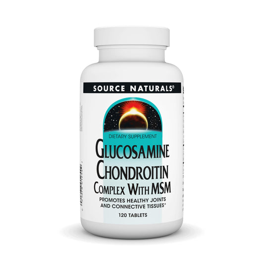 Source Naturals Glucosamine Chondroitin Complex with MSM – 120 Tablets