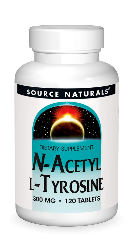 Source Naturals N-Acetyl L-Tyrosine Dietary Supplement - 120 Tablets