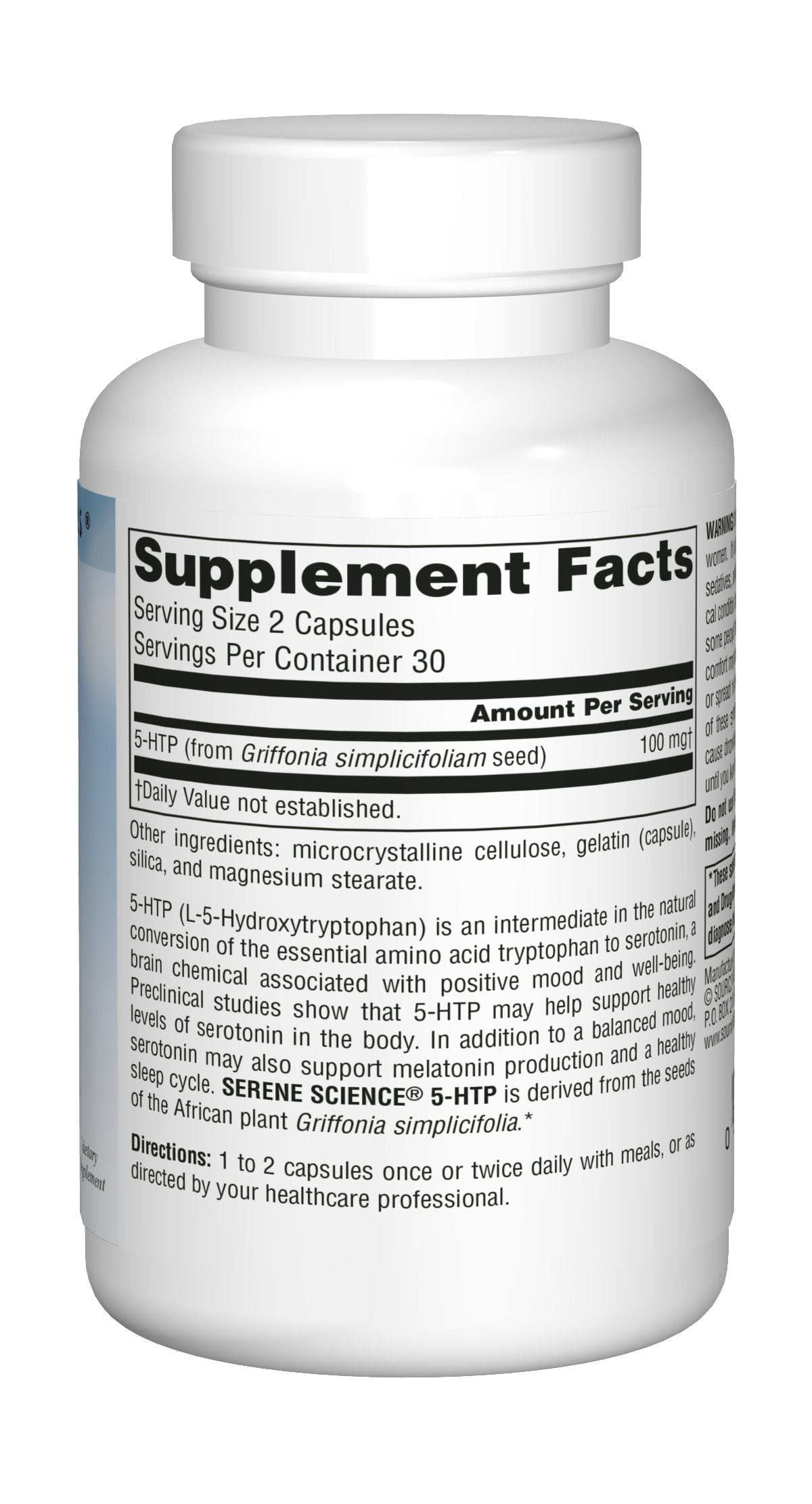 Source Naturals Serene Science 5-HTP 50 mg - 60 Capsules