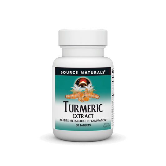 Source Naturals Turmeric Extract – Supports Healthy Inflammation – 50 Tablets