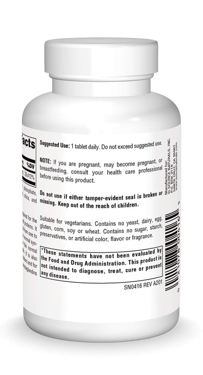 Source Naturals Vitamin B-6 500 mg – Immune System Support, 100 Tablets | Timed Release