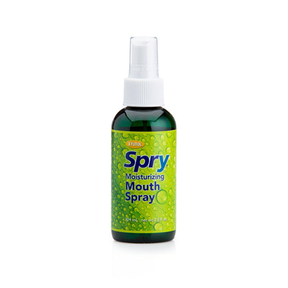 Spry Xylitol Moisturizing Dry Mouth Spray – Spearmint, 4.5 oz, Non-GMO