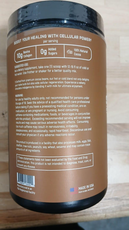 Stemcoa NCR1 – Collagen Powder with Salted Caramel, Cocoa & Resveratrol (Non-GMO, Gluten Free, Keto)