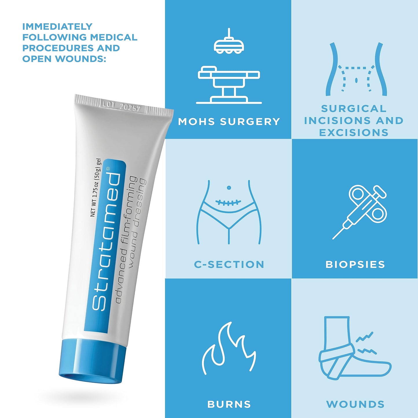 Stratamed Advanced Film-Forming Wound Dressing | Flexible Protective Layer for Wounds & Damaged Skin | 5g