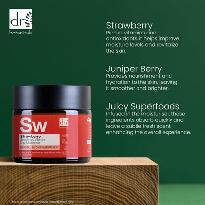 Strawberry Superfood Vitamin C Day Moisturiser 60ml