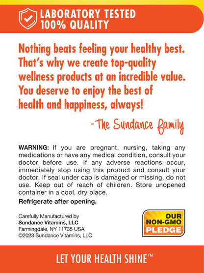 Sundance Probiotic-14 Complex | 3 Billion Active Cultures | 60 Capsules | Non-GMO & Gluten Free