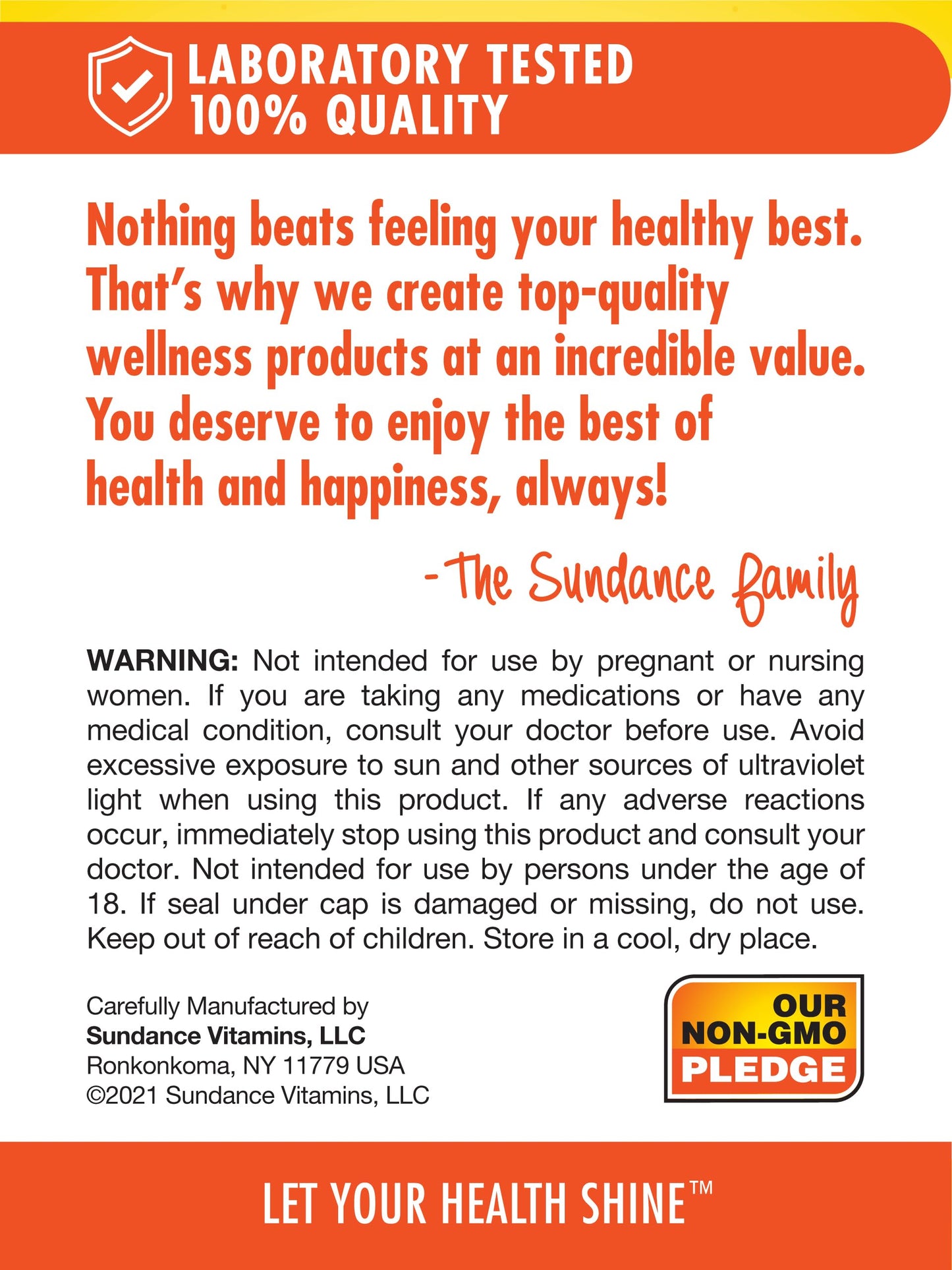Sundance St. John's Wort Capsules 300 mg | 60 Count | Non-GMO & Gluten Free