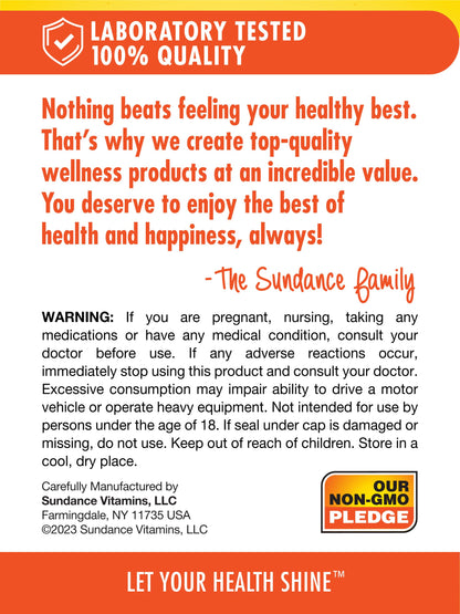 Sundance Valerian Root Supplement 1200 mg | 60 Quick-Release Capsules | Non-GMO & Gluten Free
