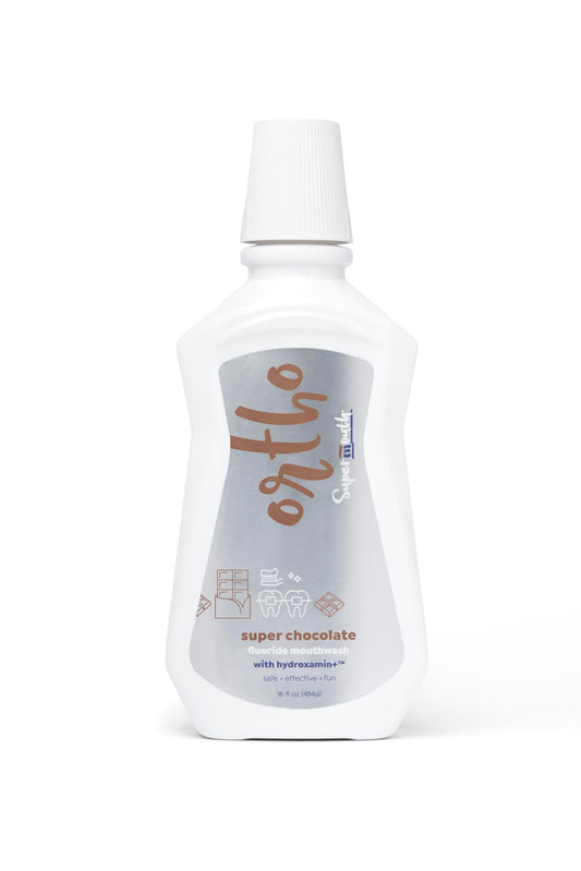 SuperMouth Ortho Mouthwash – Fluoride + Nano-Hydroxyapatite for Braces