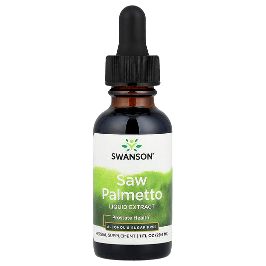 Swanson Saw Palmetto Liquid Extract 1 FL OZ – Prostate Health