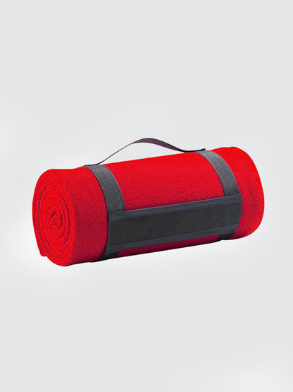 Yoga Studio Plaid Fleece Blanket