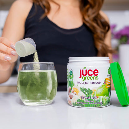 Terra Kai JUCE Green Superfood Powder - Harvest Apple, 77 Organic Superfoods (250 g)