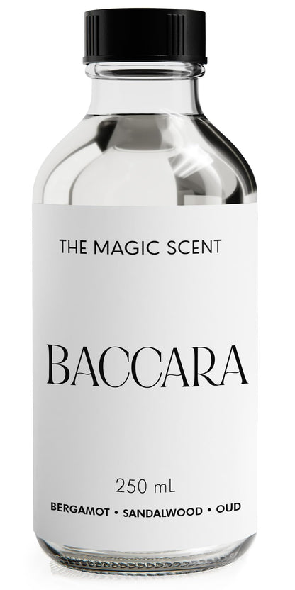 The Magic Scent Baccara Diffuser Oil – Baccarat Rouge Inspired Luxury for Home & Hotel (8.5 fl oz / 250 mL)