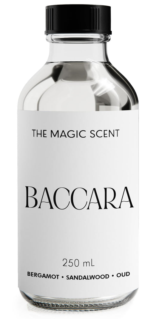 The Magic Scent Baccara Diffuser Oil – Baccarat Rouge Inspired Luxury for Home & Hotel (8.5 fl oz / 250 mL)